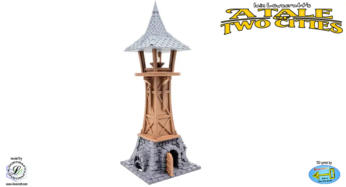 The Light Keeper (A Tale of Two Cities 3D print, PLA) - Afbeelding 6