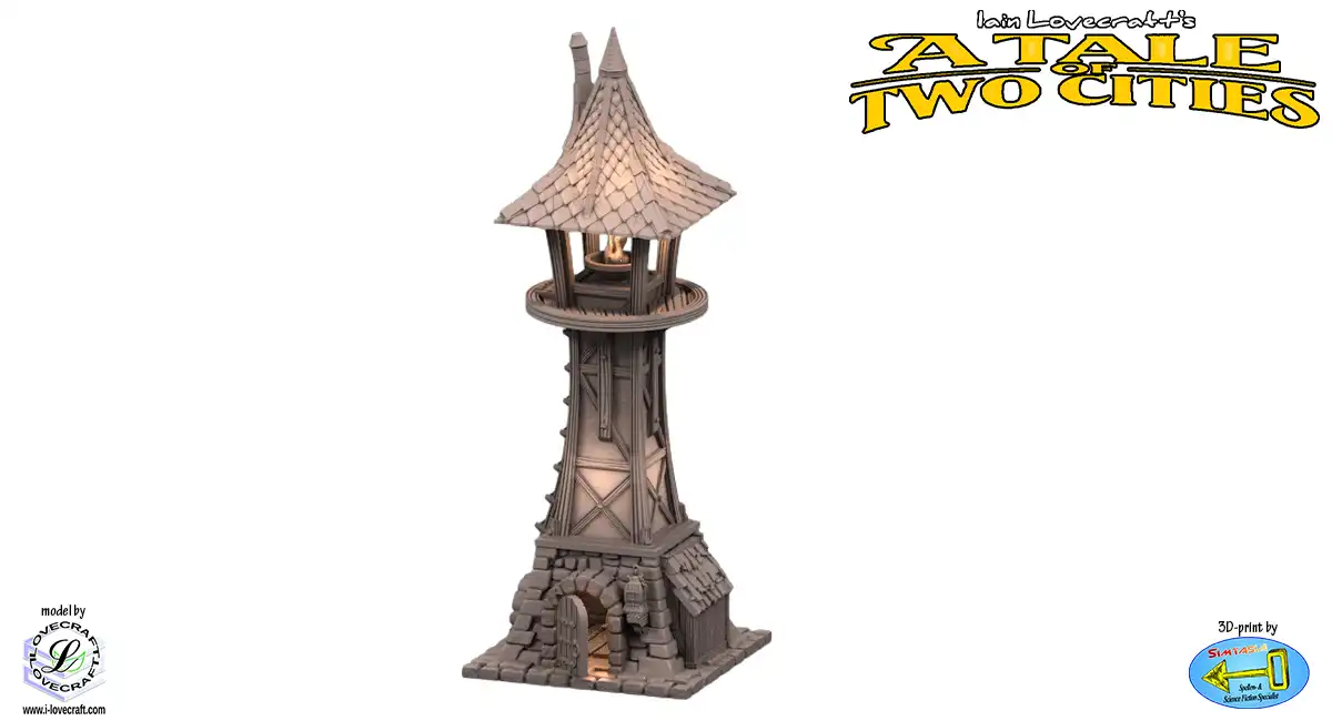 The Light Keeper (A Tale of Two Cities 3D print, PLA) - Afbeelding 10