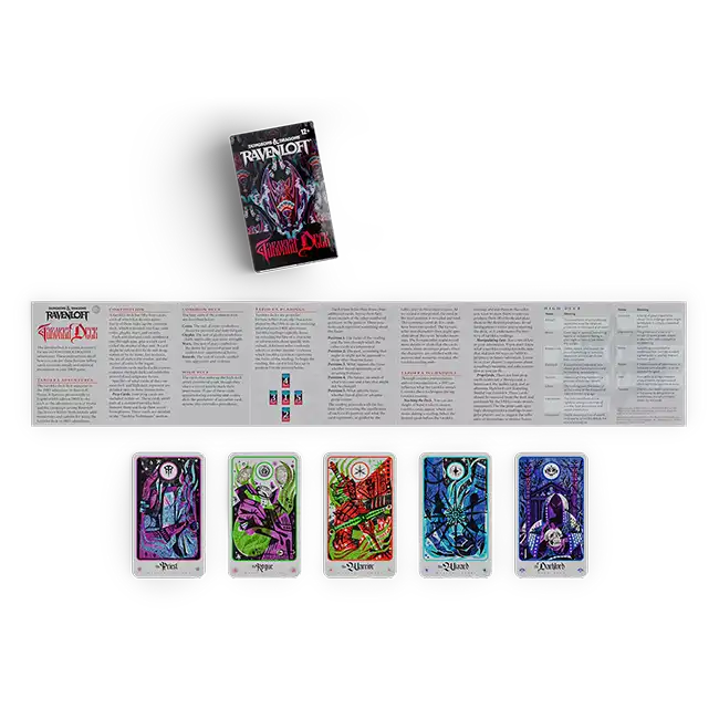 D&D Ravenloft: The Horrors Within Tarokka Deck - Afbeelding 5