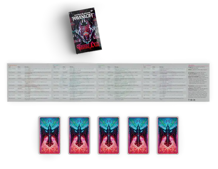 D&D Ravenloft: The Horrors Within Tarokka Deck - Afbeelding 6