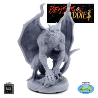 Animated Gargoyle 2  (Beasts & Baddies V2, 3D print, resin)