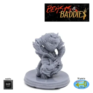 Ratfolk C (Beasts & Baddies V2, 3D print, resin)
