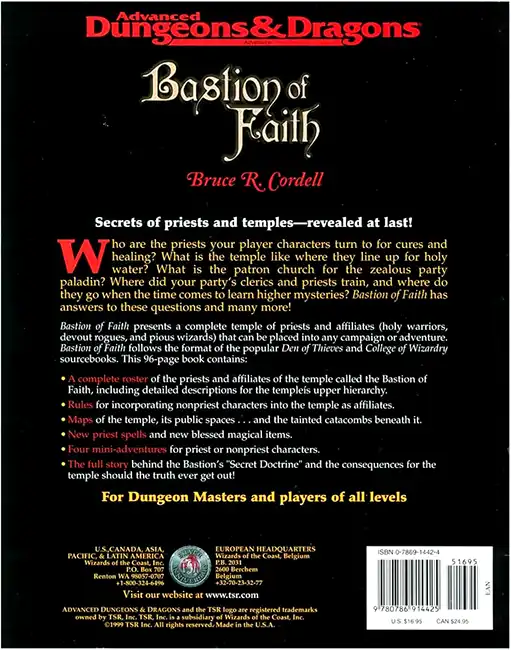 Bastion of Faith (sourcebook/adventure) - Afbeelding 2