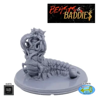 Carrion Crawler (Beasts & Baddies V2, 3D print, resin)