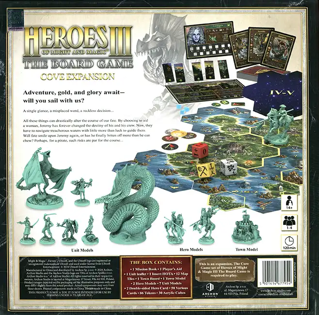 Cove Expansion (Heroes of Might & Magic III: The Board Game) - Afbeelding 2