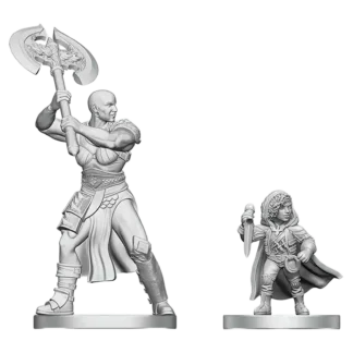 Goliath Barbarian & Halfling Rogue (D&D Nolzur's Marvelous Miniatures)(2)