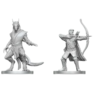 Elf Ranger & Dragonborn Monk (D&D Nolzur's Marvelous Miniatures)(2)