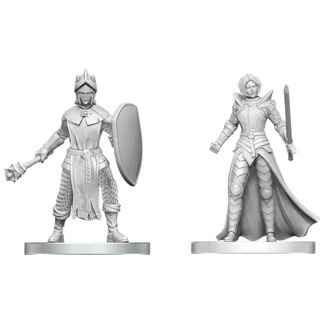 Black Gauntlet & Zhentilar Paladin of Bane (D&D Nolzur's Marvelous Miniatures)(2)