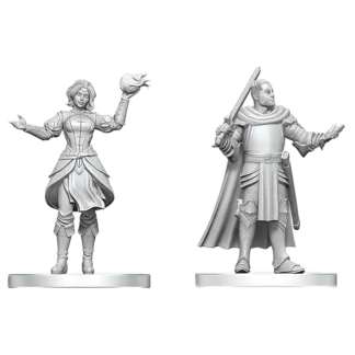 Knight & Mage Apprentice (D&D Nolzur's Marvelous Miniatures)(2)