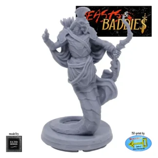 Snakeperson Archer (Beasts & Baddies V2, 3D print, resin)