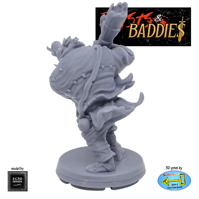 Wereboar (Beasts & Baddies V2, 3D print, resin) - Afbeelding 3