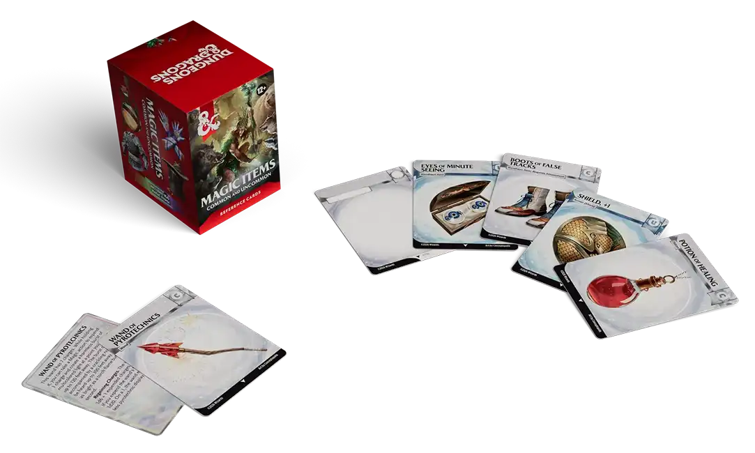 D&D Magic Items: Common and Uncommon Reference Cards - Afbeelding 2