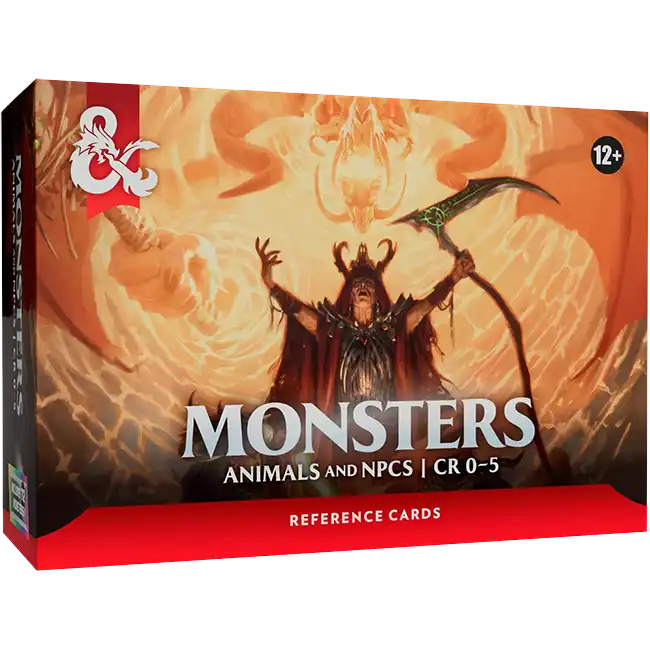 D&D Monsters: Animals and NPCs Reference Cards