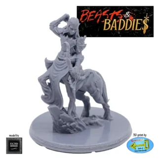 Male Centaur (Beasts & Baddies V2, 3D print, resin)
