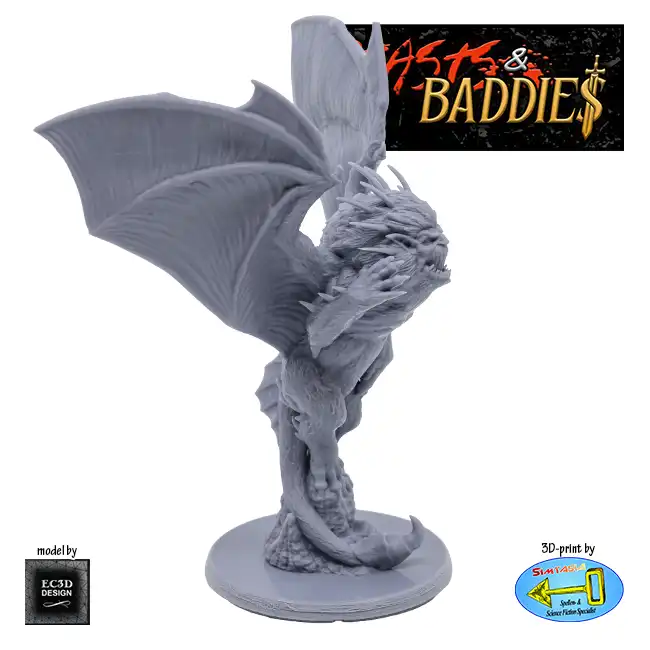 Manticore (Beasts & Baddies V2, 3D print, resin) - Image 3