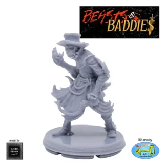 Animated Scarecrow (Beasts & Baddies V2, 3D print, resin)