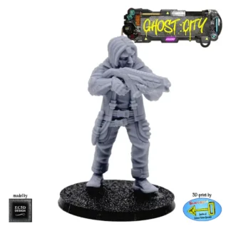 Male Merc 1 (Ghost City 3D print, resin)