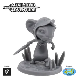 Mouse Rogue 1 (A Tails End Adventure 3D print, resin)
