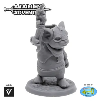 Mouse with Torch 1 (A Tails End Adventure 3D print, resin)