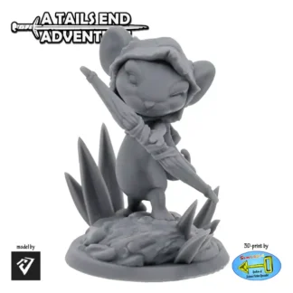 Mouse Archer 1 (A Tails End Adventure 3D print, resin)